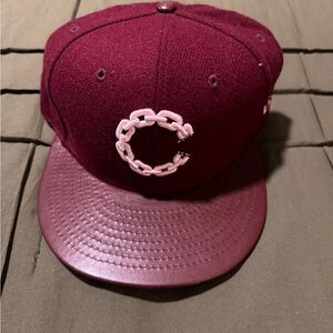 New Era Burgundy and Black Cap